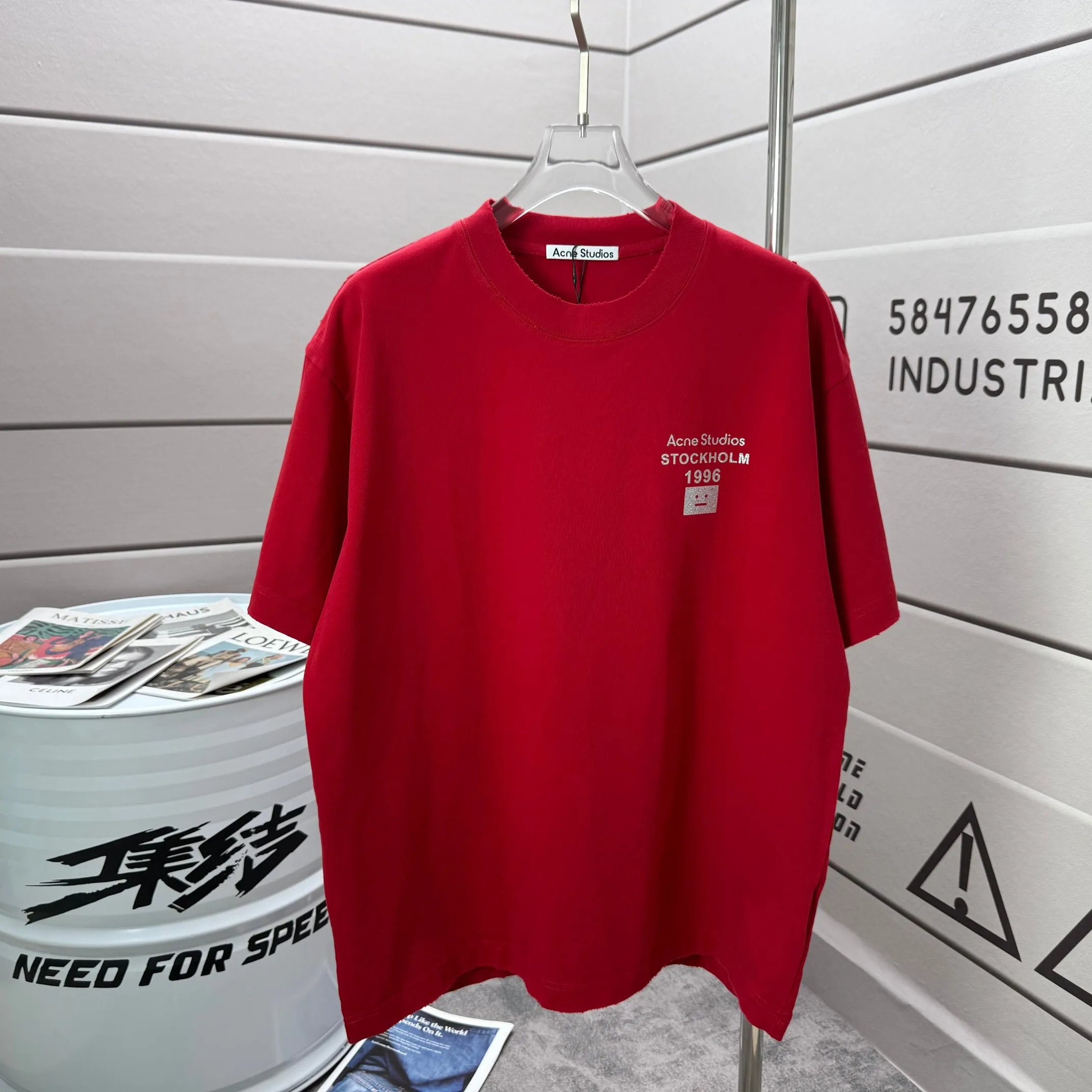 # 95 Acne studios * 2026 New Arrival tee Same Style : Size :S M L XL XXL Size： S （90-130 ） M （120-150 ） L （140-165 ） XL （160-180 ） XXL （180 ）